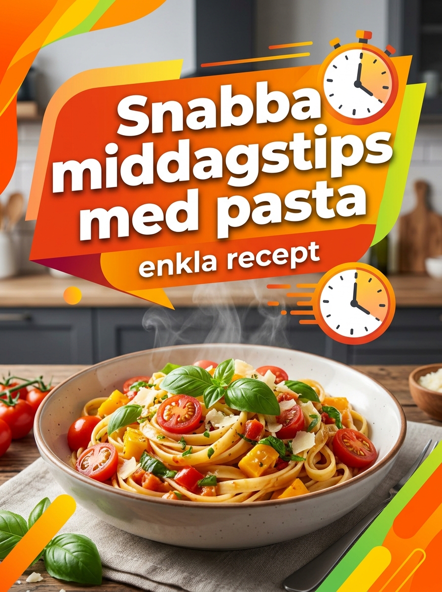 Snabba middagstips med pasta – enkla recept